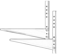 不銹鋼空調支架——大片支架